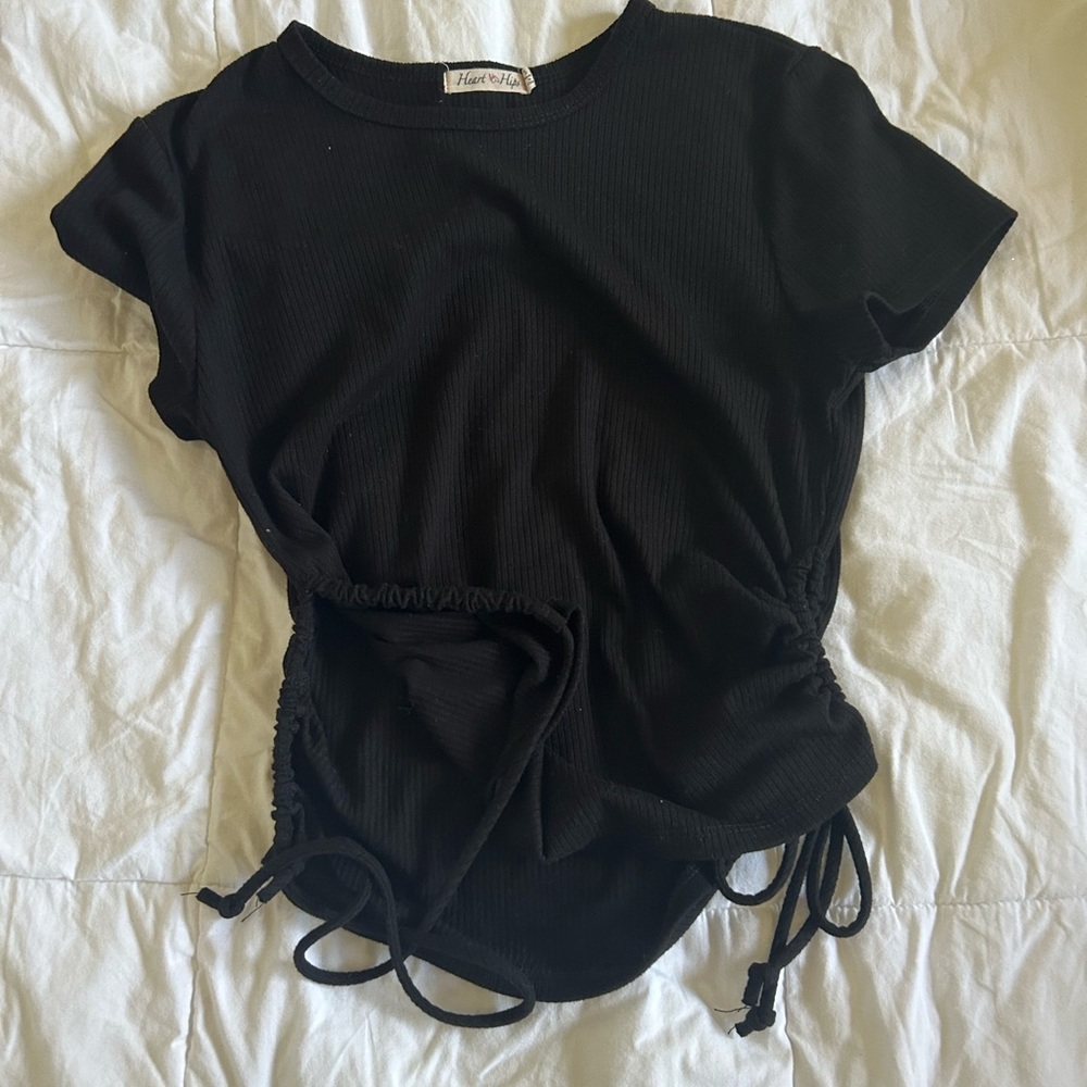 black short sleeve shirt